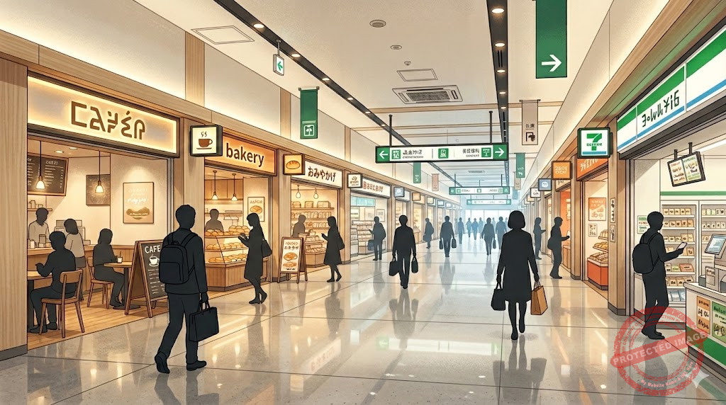 JR车站大楼购物街