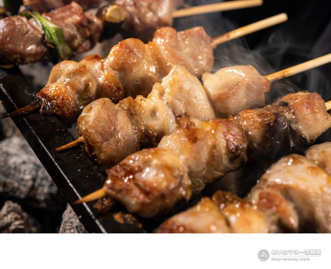 錦糸町秋酒祭免费入场|33家酒蔵日本酒・烧酒畅饮+全国当地美食 9/19-21 7 炭火上正在烤的肉串