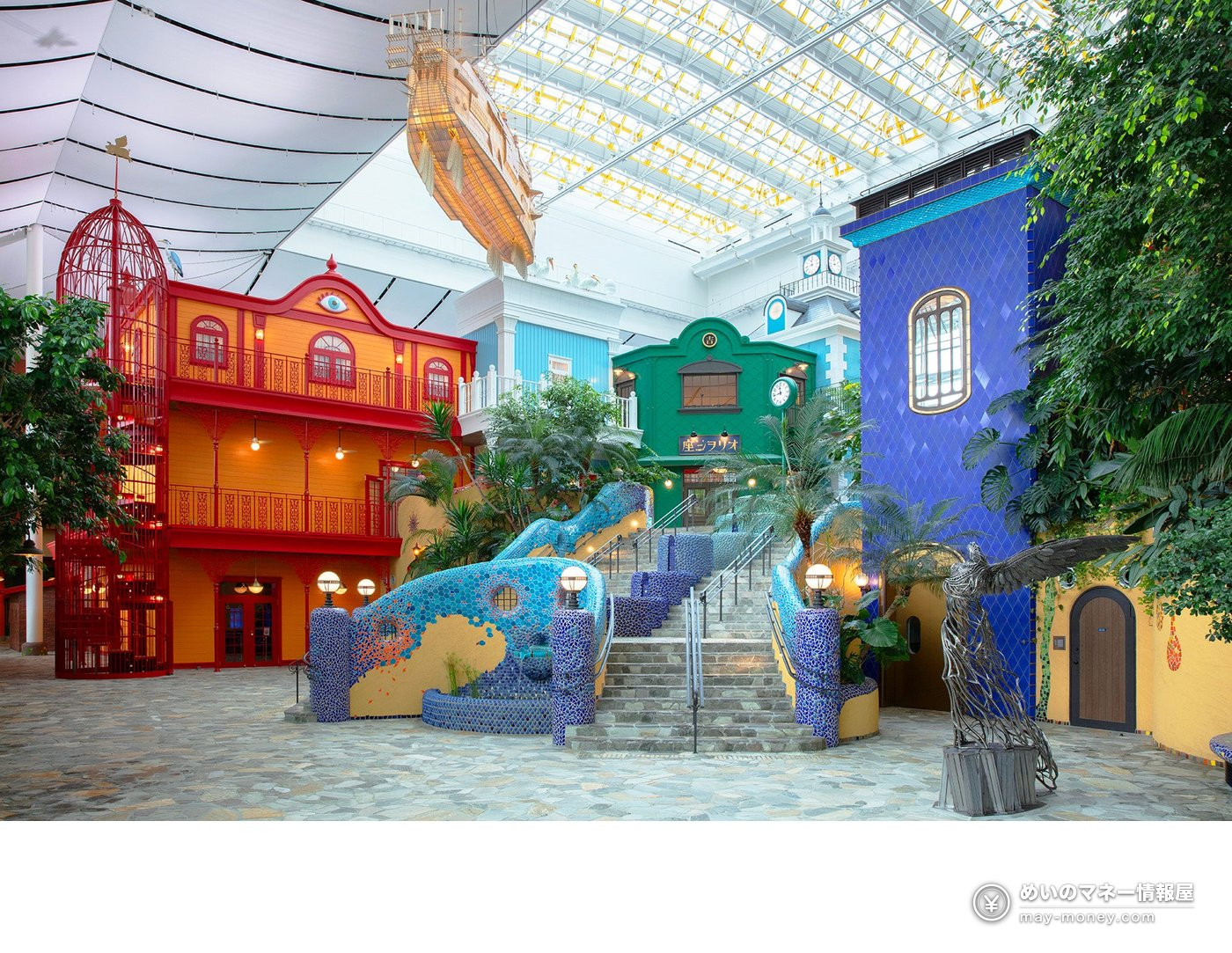 Ghibli Park Exhibition Guide: Osaka, Yokosuka and Kyoto 8 Ghibli Park Grand Warehouse central staircase