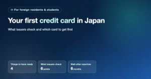 Credit Cards in Japan for Foreigners: Which One to Get First