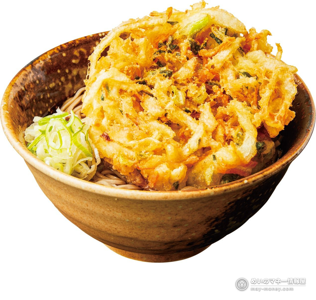 Ekimenya Founding Festival: 1.5x Kakiage Soba, Double-Meat Udon and a Comeback Squid Fry Bowl 2 Kakiage soba with a large vegetable fritter and green onions
