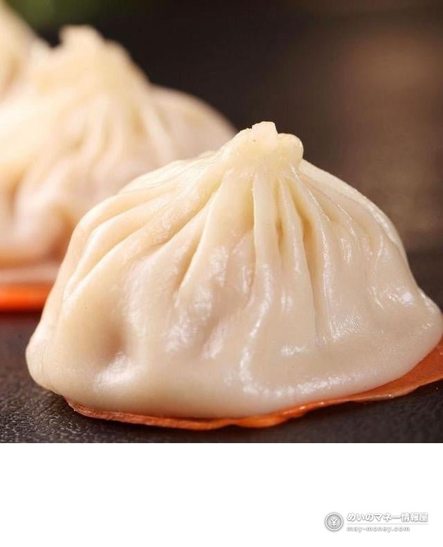 晶莹的小笼包特写