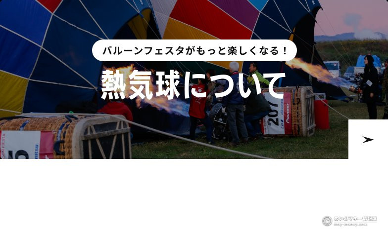 バーナーから炎を噴く熱気球と、その周囲で作業する人々