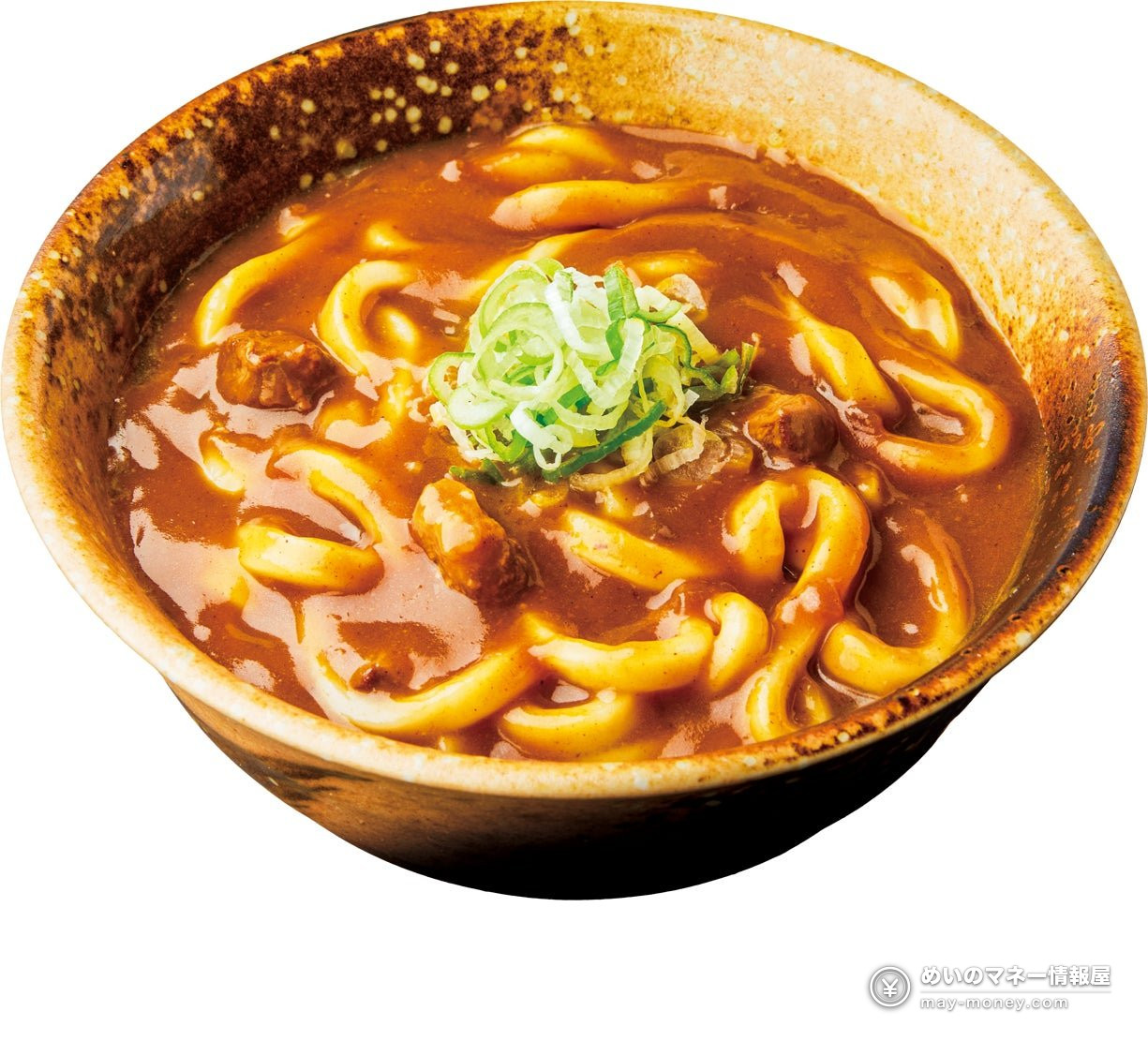 Ekimenya Founding Festival: 1.5x Kakiage Soba, Double-Meat Udon and a Comeback Squid Fry Bowl 5 Curry udon topped with green onions and pieces of meat