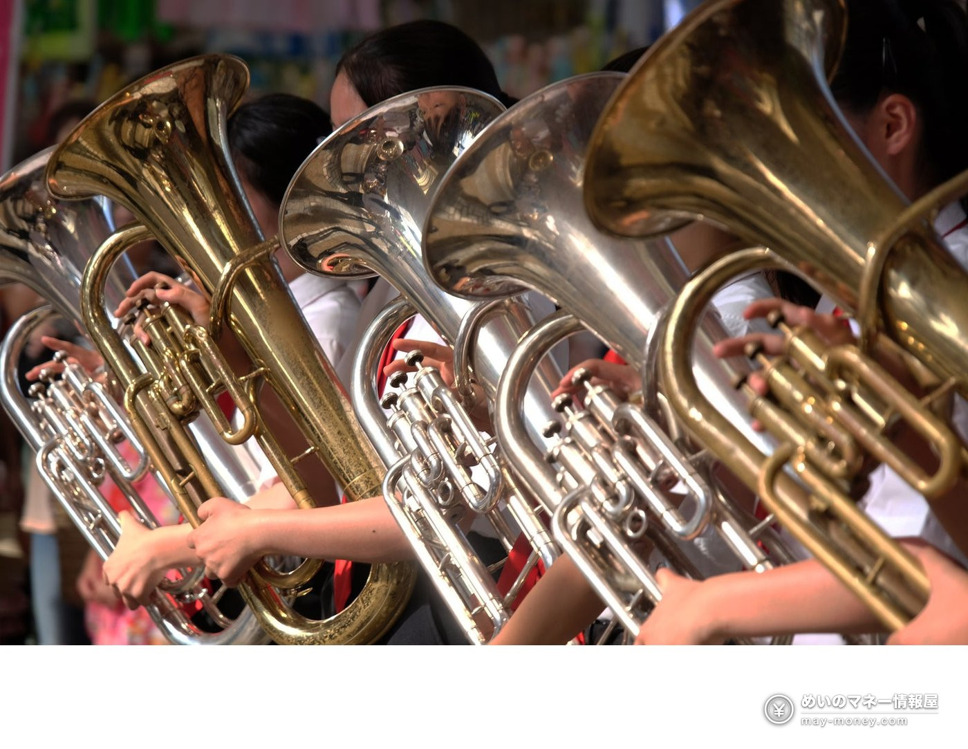 JMSDF Yokosuka Autumn Festa 2026 (Oct 10): Band Stage Times and the Same-Day Curry Fes 1 Concert band members playing gold and silver euphoniums side by side
