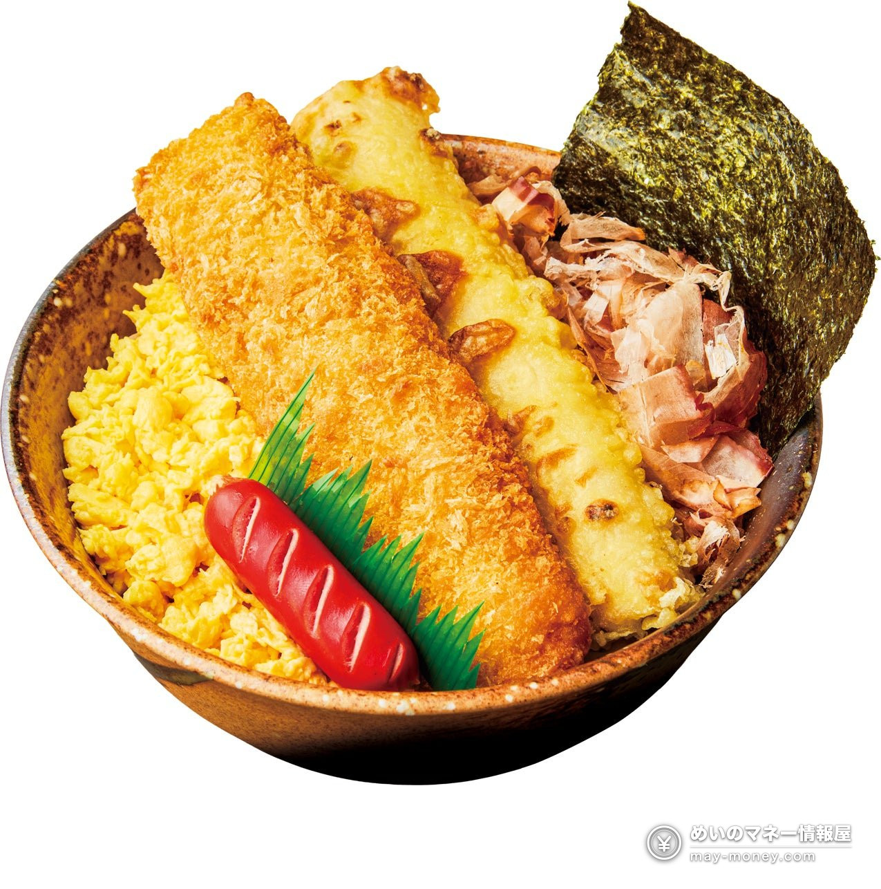 Ekimenya Founding Festival: 1.5x Kakiage Soba, Double-Meat Udon and a Comeback Squid Fry Bowl 6 Noodle bowl with squid fry, chikuwa tempura, egg crumble and nori