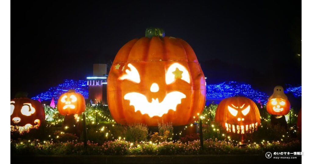 森林公園「森のハロウィンナイト」｜約55万球のイルミと城のショー、10/31までの土日祝