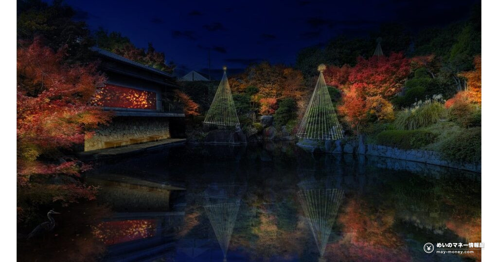 目白庭園の紅葉ライトアップ「TERASU2026」｜予約の要る日・入園料・赤鳥庵のイベント